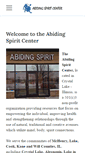 Mobile Screenshot of abidingspiritcenter.org